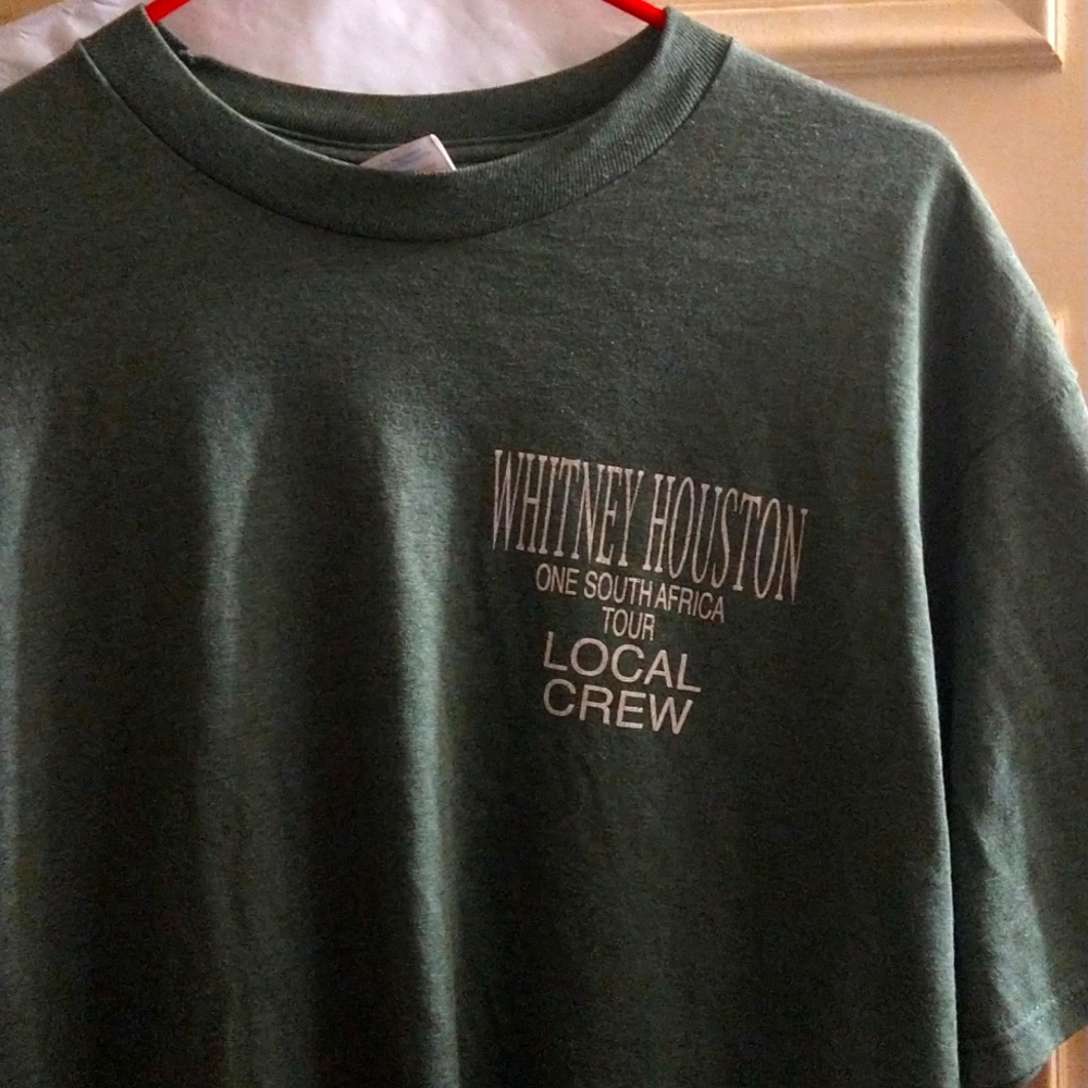 Authentic Whitney Houston tour T-shirt